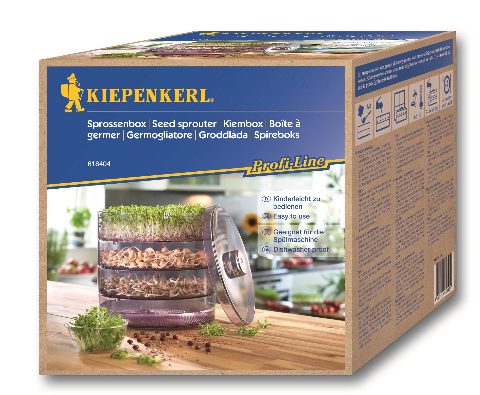 Pedestal sprouting bowl Kiepenkerl