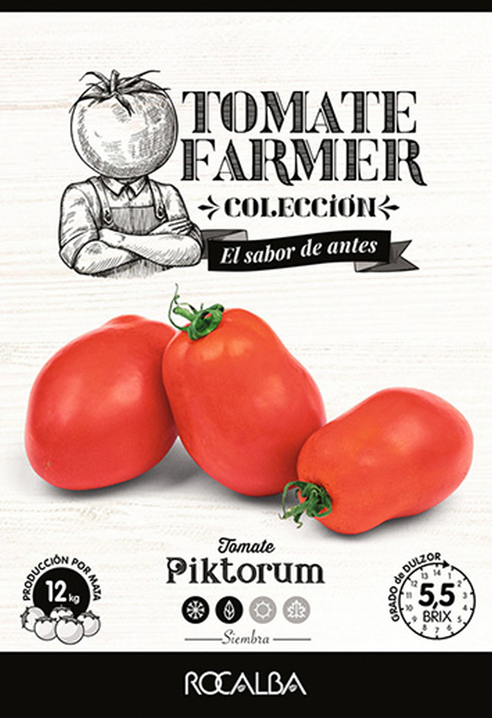 Tomato Piktorum (Farmer) Rocalba 19 grains